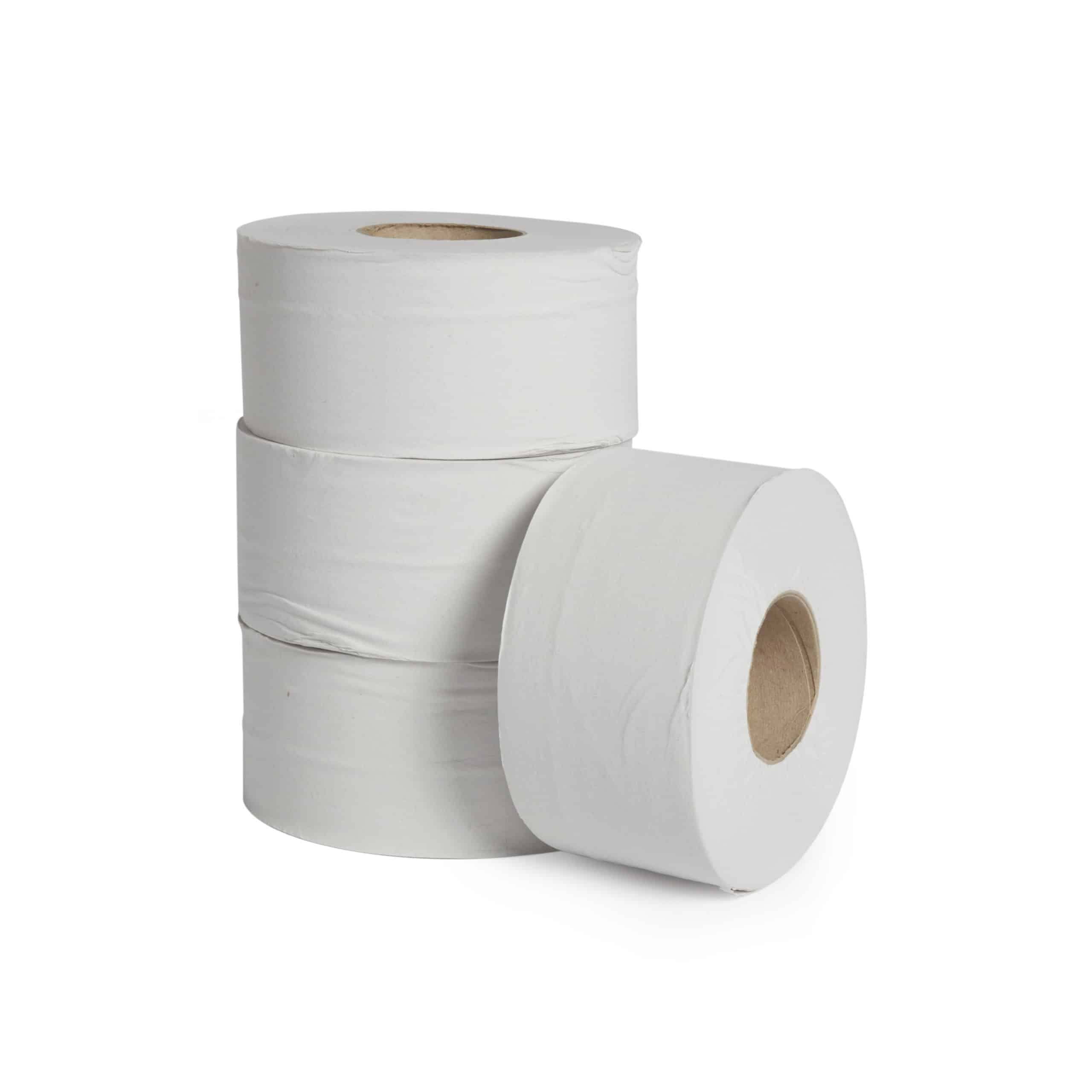 Mini Jumbo Toilet Rolls, Bulk Pack of 12 Rolls Maxpack