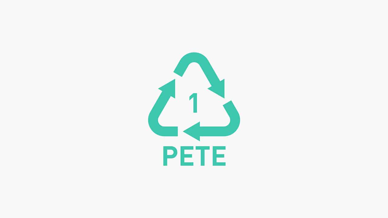 1 PET (Polyethylene Terephthalate) – Recyclable Plastic