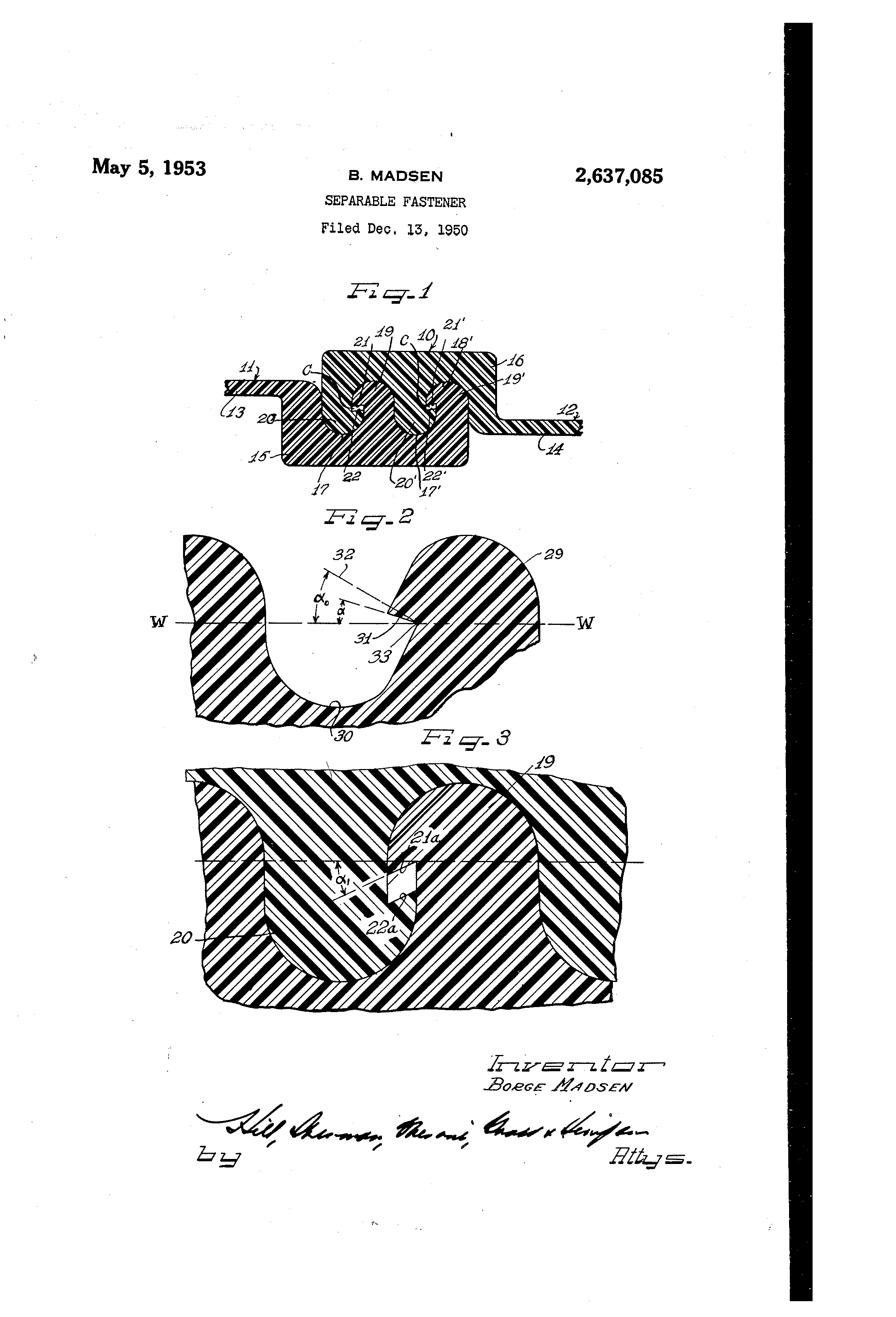 The patent diagram for grip seal bags